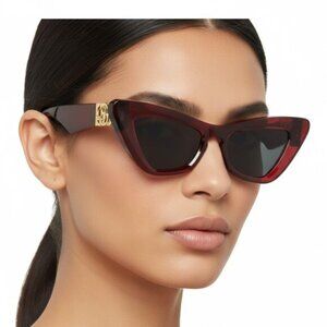 NEW BURBERRY BE4421U 412887 SUNGLASSES RED WOMEN BE4421U 4128/87 BURBERRY